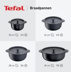 Tefal Trattoria Braadpan - Ø24 Cm -Tefal 1194x1200