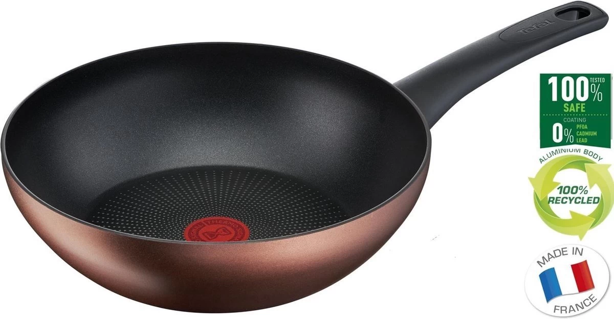 Tefal Resource Wokpan - Ø 28 Cm - Duurzaam 4 Tefal Resource Wokpan - Ø 28 Cm - Duurzaam - Afbeelding 4