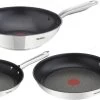 Tefal Ultimum - Pannenset - 3 Stuks | Koekenpan 24cm | Koekenpan 28cm | Wokpan 28cm | INDUCTIE - PFAS-vrij