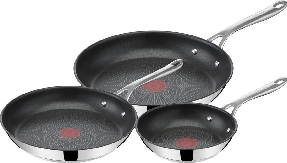 Tefal Jamie Oliver Cooks Direct On Pannenset - 3 Stuks 1 Tefal Jamie Oliver Cooks Direct On Pannenset - 3 Stuks