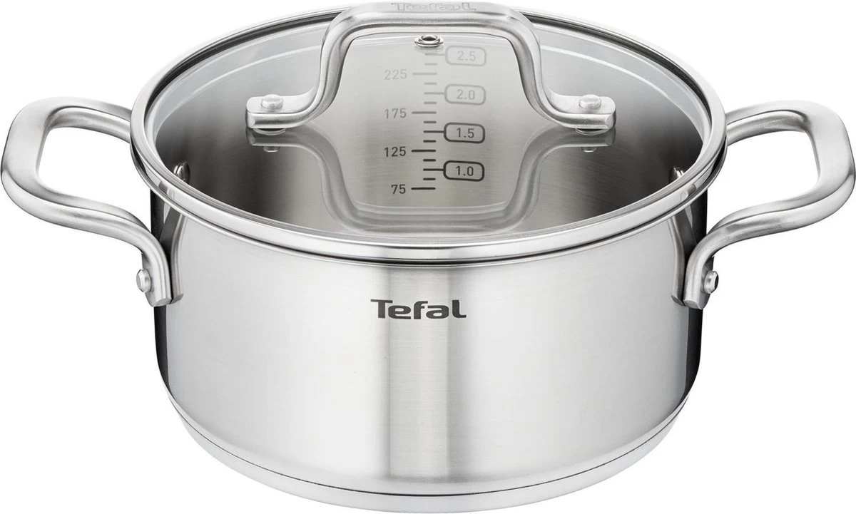 Tefal Virtuoso Pannenset 5 Delig - Hoge Kookpan Ø 22 Cm + Steelpan Ø 16 Cm + Kookpannen Ø 18/20/24 Cm 10 Tefal Virtuoso Pannenset 5 Delig - Hoge Kookpan Ø 22 Cm + Steelpan Ø 16 Cm + Kookpannen Ø 18/20/24 Cm - Afbeelding 10