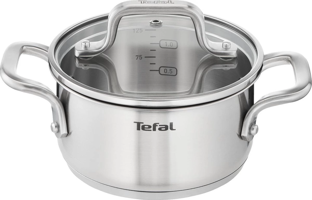 Tefal Virtuoso Pannenset 5 Delig - Hoge Kookpan Ø 22 Cm + Steelpan Ø 16 Cm + Kookpannen Ø 18/20/24 Cm 8 Tefal Virtuoso Pannenset 5 Delig - Hoge Kookpan Ø 22 Cm + Steelpan Ø 16 Cm + Kookpannen Ø 18/20/24 Cm - Afbeelding 8
