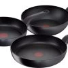 Tefal Hard Titanium Pro Koekenpannenset 24 + 28 Cm + Wokpan 28 Cm