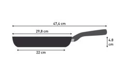 Tefal Renew On Keramische Koekenpan 28 Cm Zwart -Tefal 1917334
