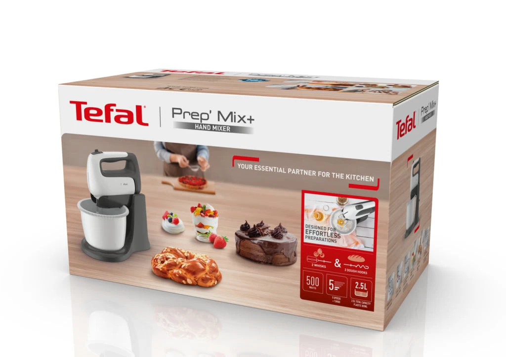 Tefal HT4641 Prep'Mix+ Handmixer 6 Tefal HT4641 Prep'Mix+ Handmixer - Afbeelding 6
