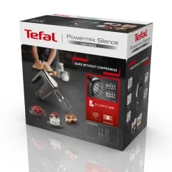 Tefal HT650E Powermix Silence Handmixer 600W Zwart/Zilver -Tefal 3016667245729 4