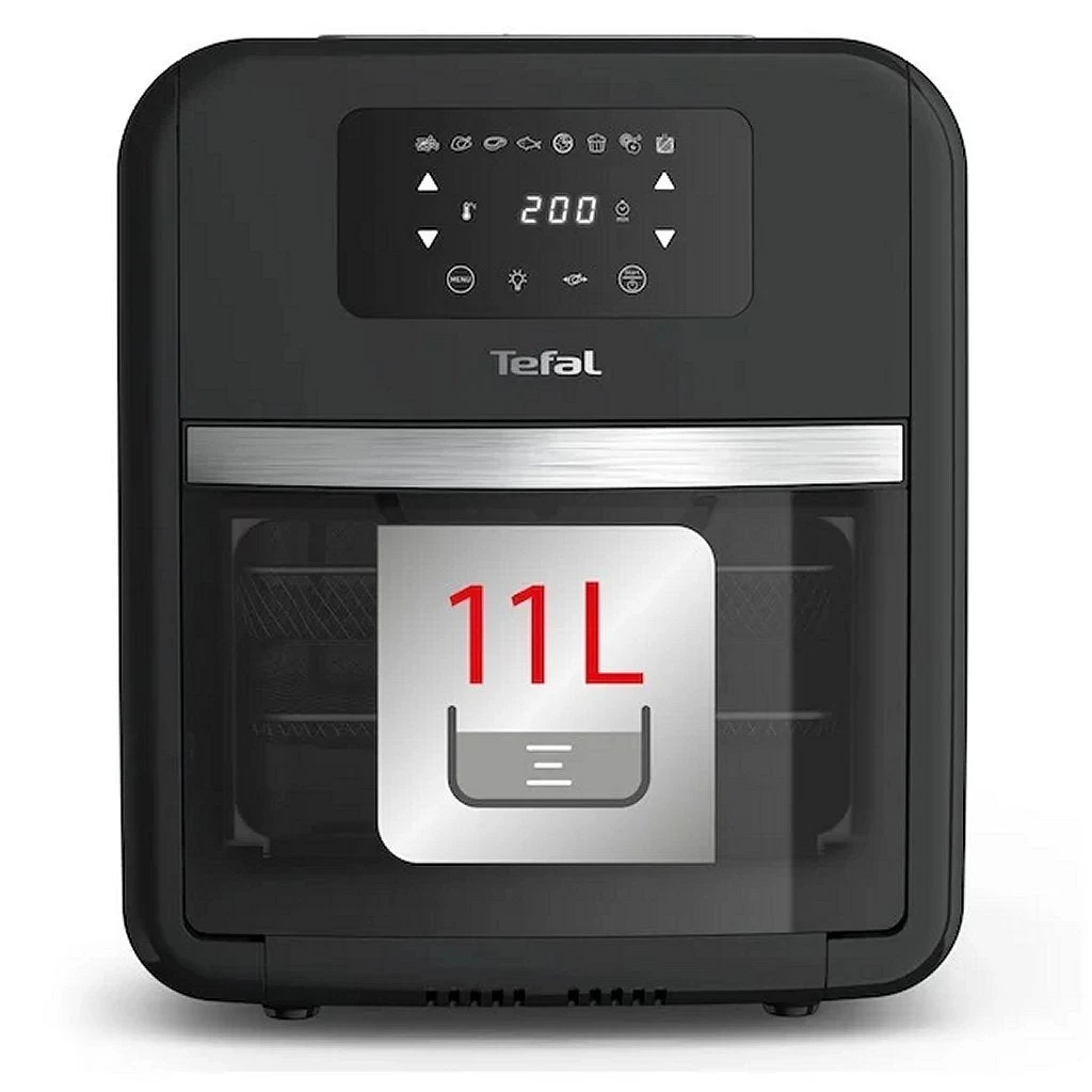 Tefal FW5018 Easy Fry Oven-Grill 11L Zwart 1 Tefal FW5018 Easy Fry Oven-Grill 11L Zwart