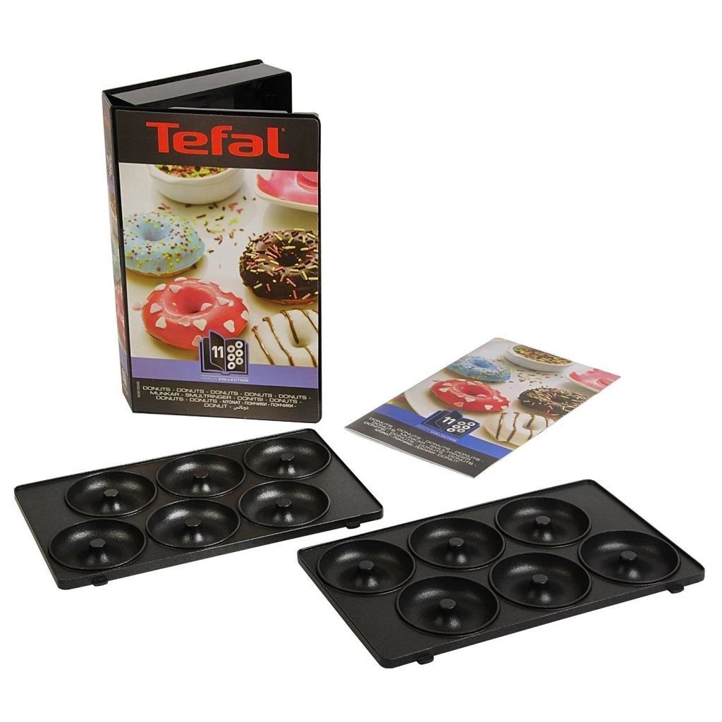 Tefal XA8011 Snack Collection Donutplaten 1 Tefal XA8011 Snack Collection Donutplaten