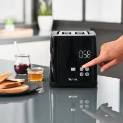 Tefal TT6408 Smart'N Light Broodrooster Zwart -Tefal 3045386381777 3