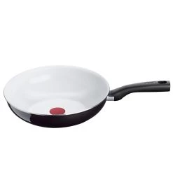 Tefal Ceramic Control White Wokpan 28cm