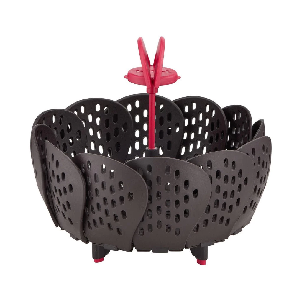 Tefal K20716 Ingenio Stoommandje Zwart/Rood 1 Tefal K20716 Ingenio Stoommandje Zwart/Rood