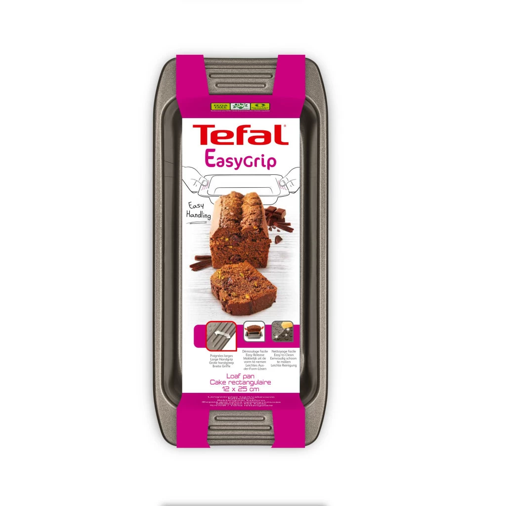Tefal J16253 Easy Grip Cakevorm 12x25 Cm 3 Tefal J16253 Easy Grip Cakevorm 12x25 Cm - Afbeelding 3