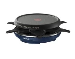 Tefal RE12A4 Gourmetstel Met 6 Pannentjes 31x13 Cm 850W Zwart/Blauw