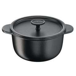 Tefal Tradition E22544 Gietijzeren Braadpan 20 Cm Zwart