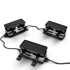 Tefal RE2308 Plug And Share Gourmet Zwart/Zilver -Tefal 3168430313620 2