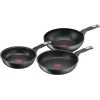 Tefal Unlimited Pannenset 24+28 Cm Koekenpannen + Wokpan 28 Cm Zwart