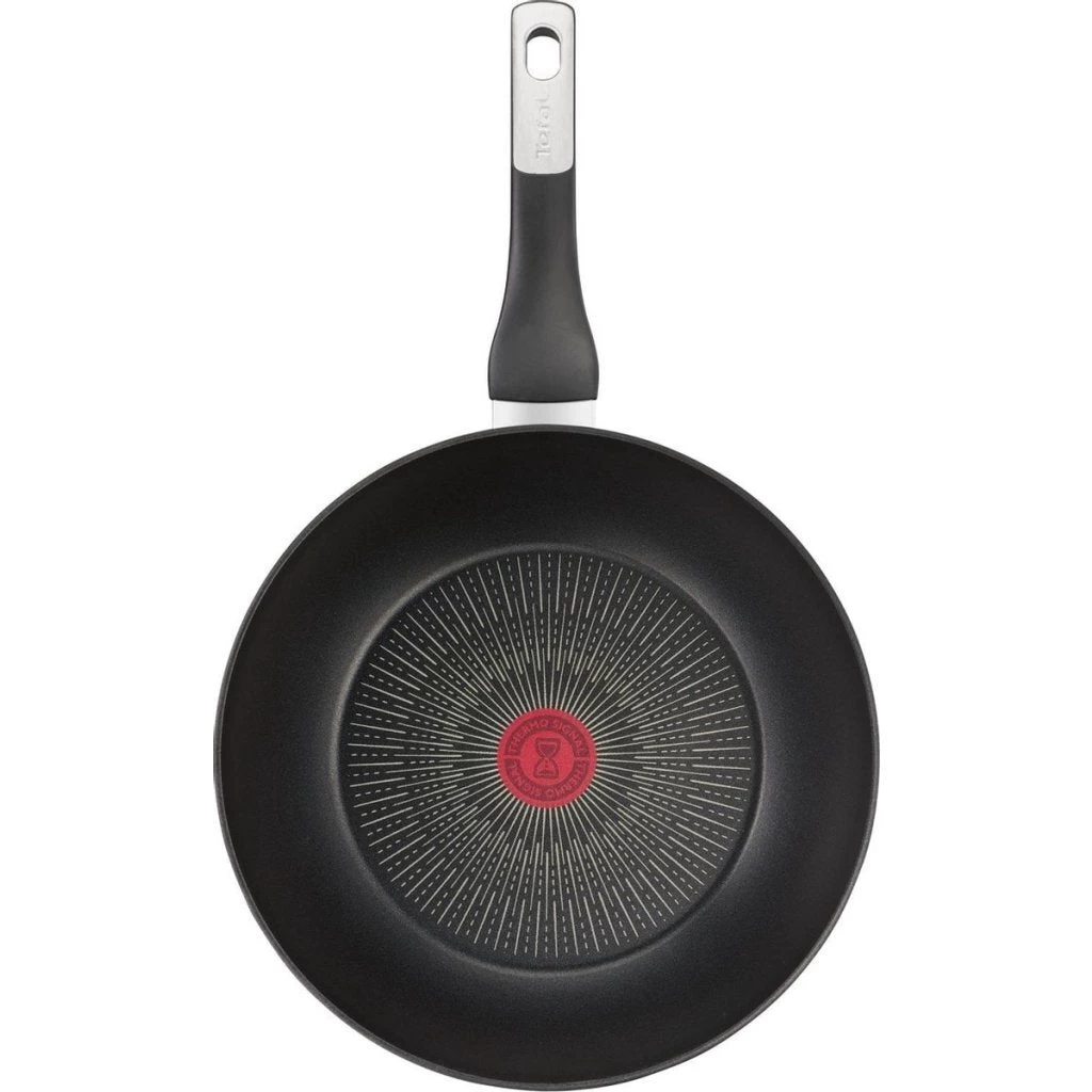 Tefal Unlimited Pannenset 24+28 Cm Koekenpannen + Wokpan 28 Cm Zwart 2 Tefal Unlimited Pannenset 24+28 Cm Koekenpannen + Wokpan 28 Cm Zwart - Afbeelding 2