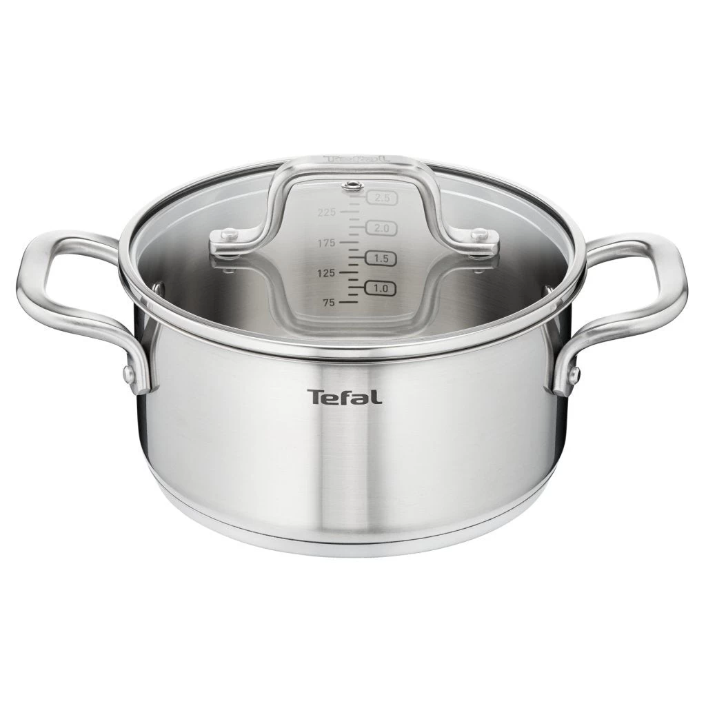 Tefal Virtuoso Kookpan 20 Cm RVS 1 Tefal Virtuoso Kookpan 20 Cm RVS