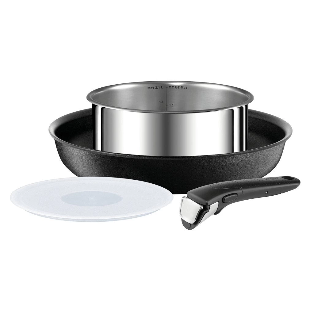 Tefal Ingenio My Essentials Koekenpan 26 Cm + Steelpan 18 Cm 4-delig 1 Tefal Ingenio My Essentials Koekenpan 26 Cm + Steelpan 18 Cm 4-delig