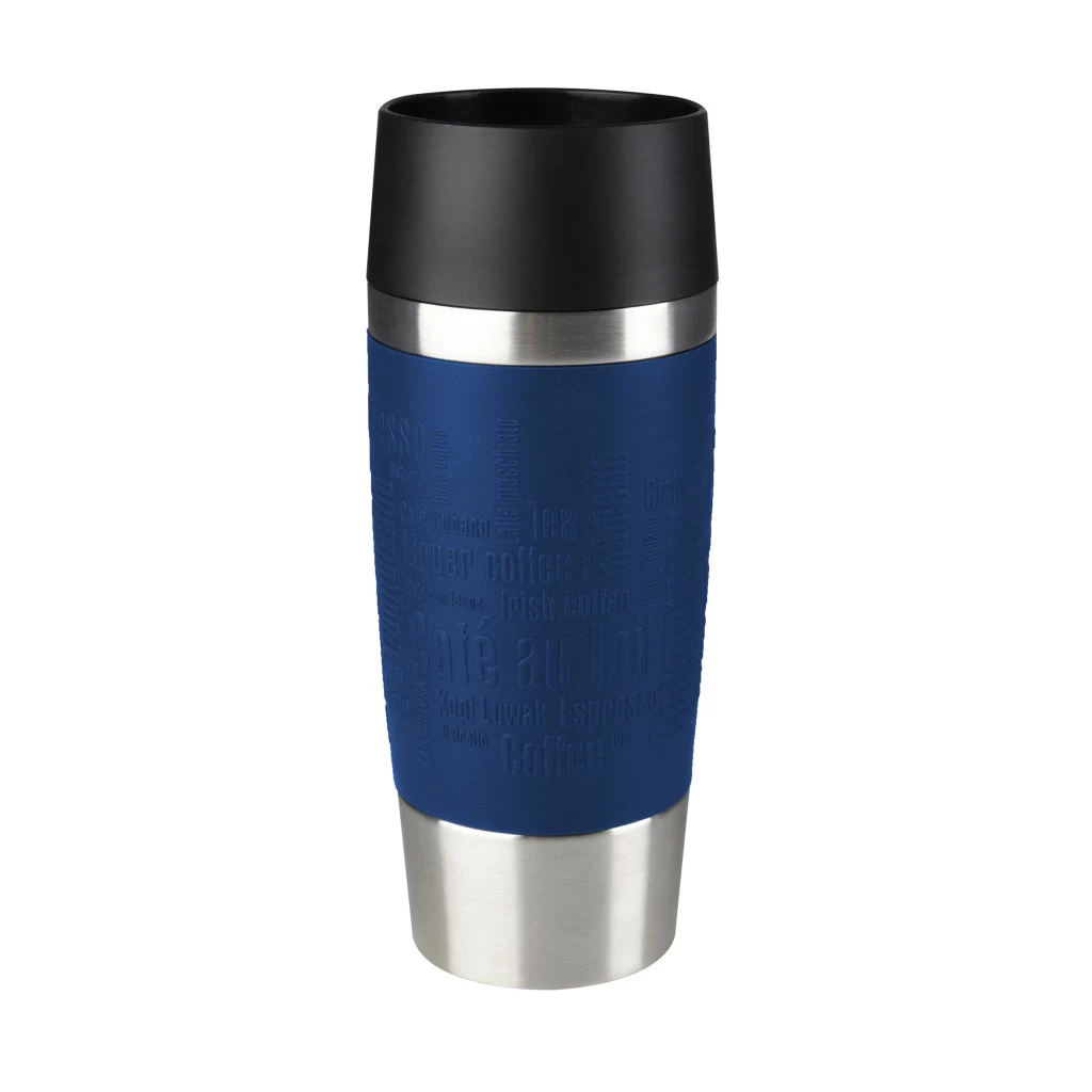 Tefal K30821 Travel Mug Isoleerbeker 0.36L RVS/Blauw 1 Tefal K30821 Travel Mug Isoleerbeker 0.36L RVS/Blauw