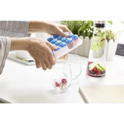 Tefal Masterseal IJsblokjesdoos Voor 24 IJsblokjes Blauw/Transparant -Tefal 4168430001922 5