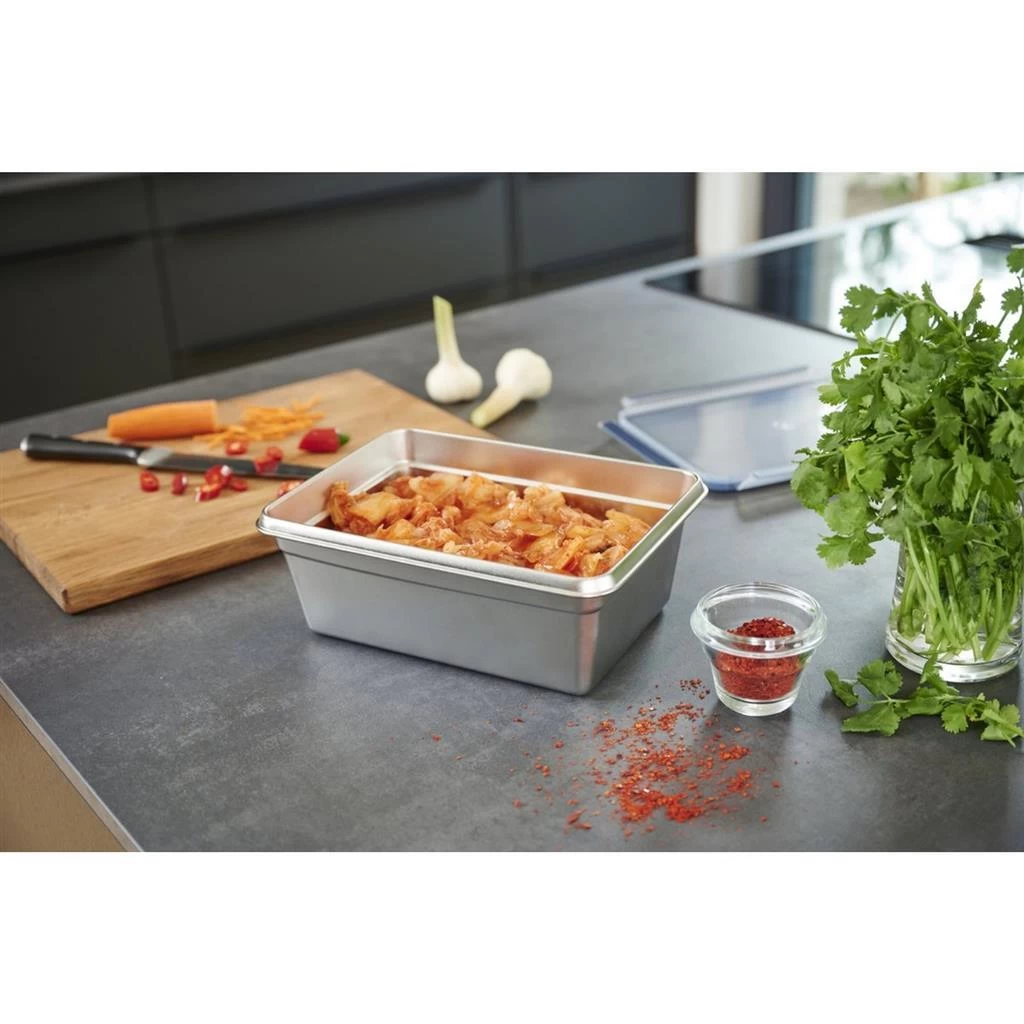 Tefal MasterSeal Vershoudbakje 3L RVS/Blauw 3 Tefal MasterSeal Vershoudbakje 3L RVS/Blauw - Afbeelding 3