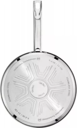 Tefal Intuition Pannenset 5-Pannen Kookset - Steelpan Ø 16 Cm, Kookpan 18/20/24 Cm, Soeppan 22 Cm - Zilver -Tefal 721x1200