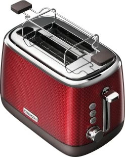 Tefal Airfryer 4,2 Liter Inhoud, 6 Automatische Programma’s, Digitaal Display, Timer, Zonder Vet/olie -Tefal kenwood toaster mesmerine tcm811rd rood