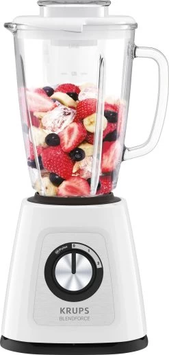 Tefal Friteuse FF1608 Simply One -Tefal krups blender kb4351 blendforce 175 liter hittebestendige glazen pot 6 mes met powelix technologie 2 snelheden pulse ice crush functie smart lock technologie wit