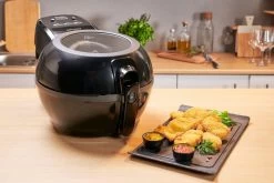 Tefal Airfryer FZ7228 ActiFry Extra Inhoud 1,2 Kg, Timer, Geurloos -Tefal tefal airfryer fz7228 actifry extra inhoud 12 kg timer geurloos zwart 9