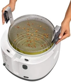 Tefal Friteuse Fritteuse FF1631 One Filtra Capaciteit 1,2 Kg, Clean-oil-systeem, Opvangzeef Voor Frituurresten, Warmte-isolerend, Vaatwasserbestendig -Tefal tefal friteuse fritteuse ff1631 one filtra capaciteit 12 kg clean oil systeem opvangzeef voor frituurresten warmte isolerend vaatwasserbestendig wit 5