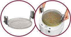 Tefal Friteuse Fritteuse FF1631 One Filtra Capaciteit 1,2 Kg, Clean-oil-systeem, Opvangzeef Voor Frituurresten, Warmte-isolerend, Vaatwasserbestendig -Tefal tefal friteuse fritteuse ff1631 one filtra capaciteit 12 kg clean oil systeem opvangzeef voor frituurresten warmte isolerend vaatwasserbestendig wit 7