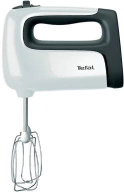 Tefal Handmixer HT4611 Prep'Mix+ Ideaal Voor Lichte En Taaie Bereidingen, Krachtige 500-w-motor, 5 Snelheden, Turbofunctie, 2 Roergardes, 2 Deeghaken, Pureerstaaf-opzet -Tefal tefal handmixer ht4611 prepmix ideaal voor lichte en taaie bereidingen krachtige 500 w motor 5 snelheden turbofunctie 2 roergardes 2 deeghaken pureerstaaf opzet wit 3