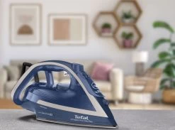 Tefal Stoomstrijkijzer FV6830 Ultragliss Plus Verticale Stoomfunctie, Anti-kalk -Tefal tefal stoomstrijkijzer fv6830 ultragliss plus verticale stoomfunctie anti kalk blauw 7