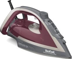 Tefal Stoomstrijkijzer FV9844 Ultimate Pure Durillium Airglide Autoclean-strijkzool, Automatische Uitschakeling -Tefal tefal stoomstrijkijzer fv6870 smart protect plus automatische uitschakeling verticale stoomfunctie uitstekende glij eigenschappen grijs 9