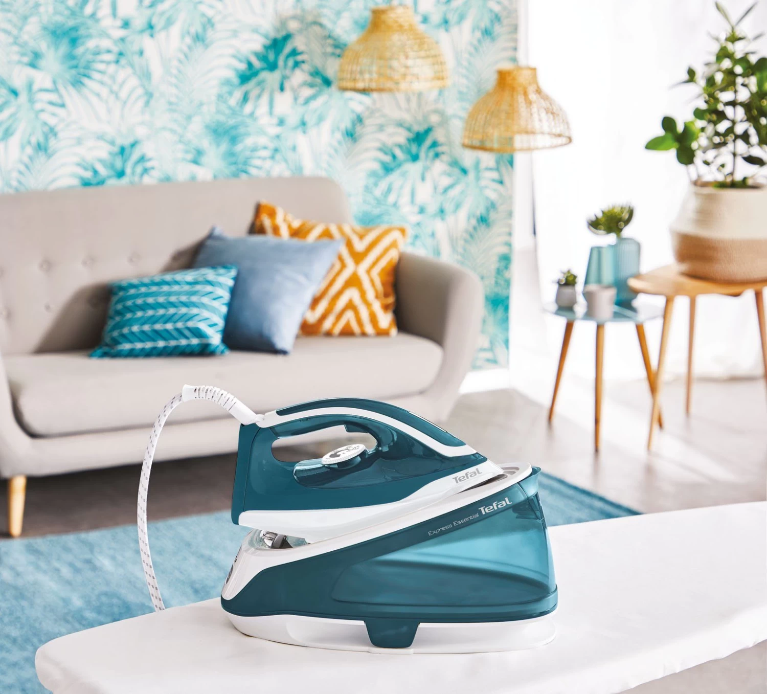 Tefal Stoomstrijksysteem SV6115 Express Essential Pompdruk: 5,2 Bar, Stoomstoot: 280 G/min., Stoomopbrengst: 120 G/min., Calc Clear-technologie, Xpress Glide Strijkzool, Eco-functie 5 Tefal Stoomstrijksysteem SV6115 Express Essential Pompdruk: 5,2 Bar, Stoomstoot: 280 G/min., Stoomopbrengst: 120 G/min., Calc Clear-technologie, Xpress Glide Strijkzool, Eco-functie - Afbeelding 5